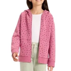 NWoT Cat & Jack Pink Floral Hoodie XL 14